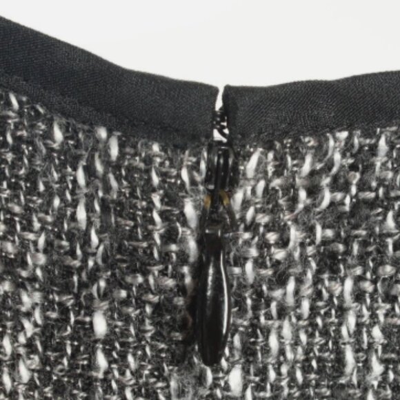 Ann Taylor Classic Tweed Pencil Sheath Dress Size 4 Elegant Business Wedding - Picture 11 of 11